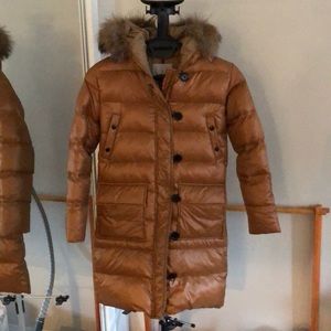 Moncler mid length down jacket